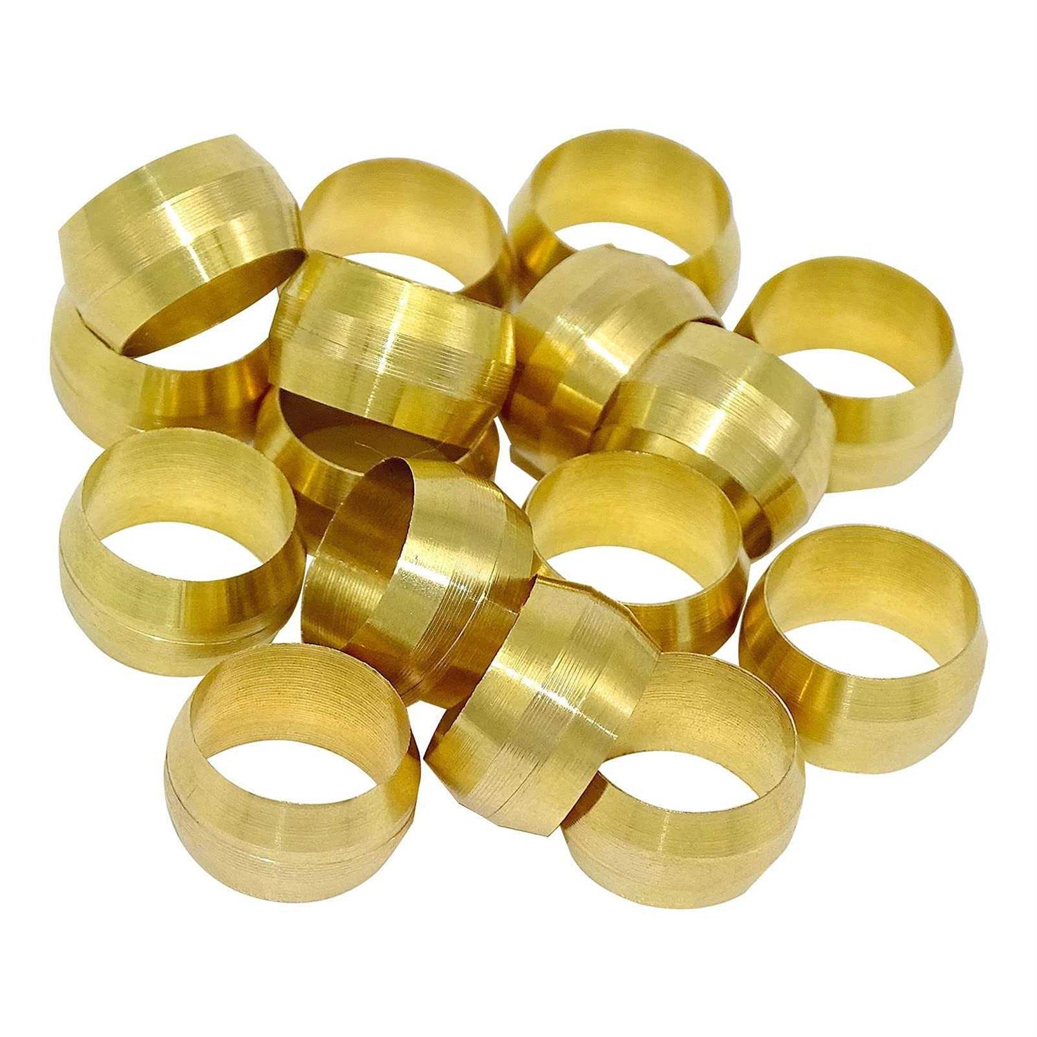 200PCS Brass Compression Fitting Ferrule Sleeve - Image 3