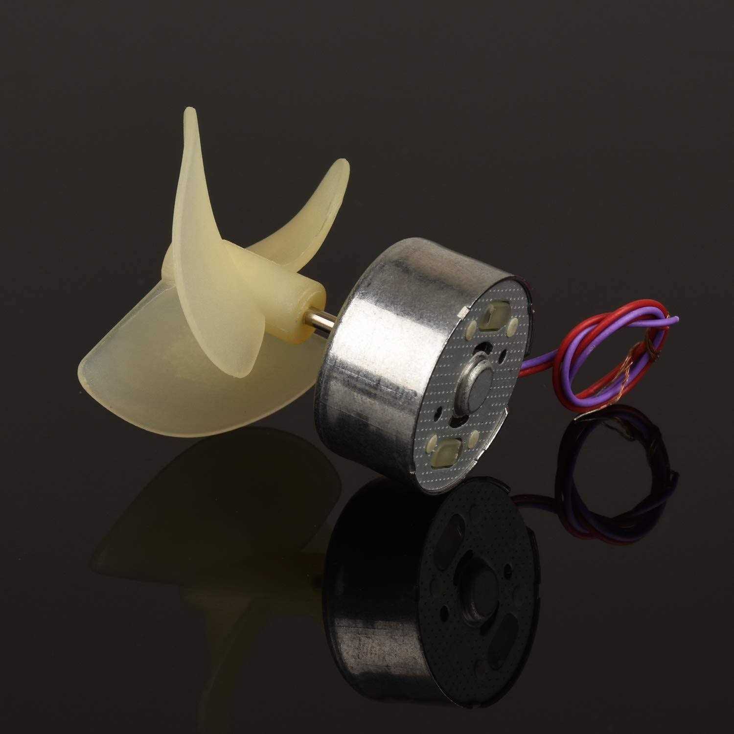 Topoox 6 Pack Dc 3v 1730rpm Mini Electric Motor for Diy Toys Wind Turbine Generator - Image 3