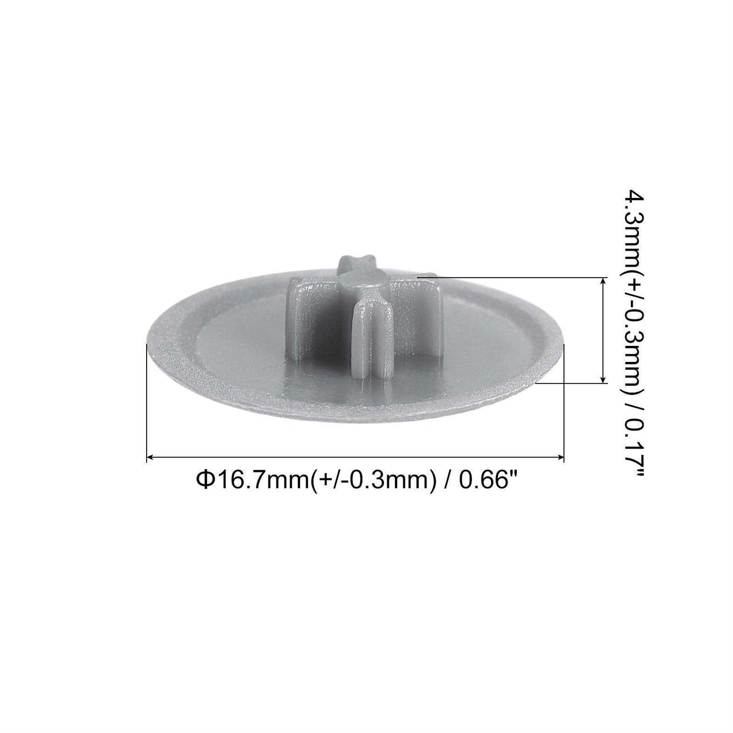 Uxcell Screw Cap Cover Plastic Screw Decoration Covers - Image 3