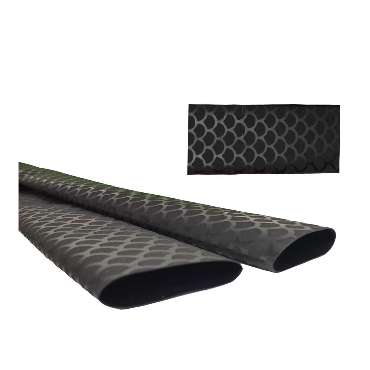 Aventik Heat Shrink Fish Scale Pattern Tube Wrap Fishing Rod Grip Rod Building Handle Non Slip Waterproof and Insulation Length 40inch - Image 3