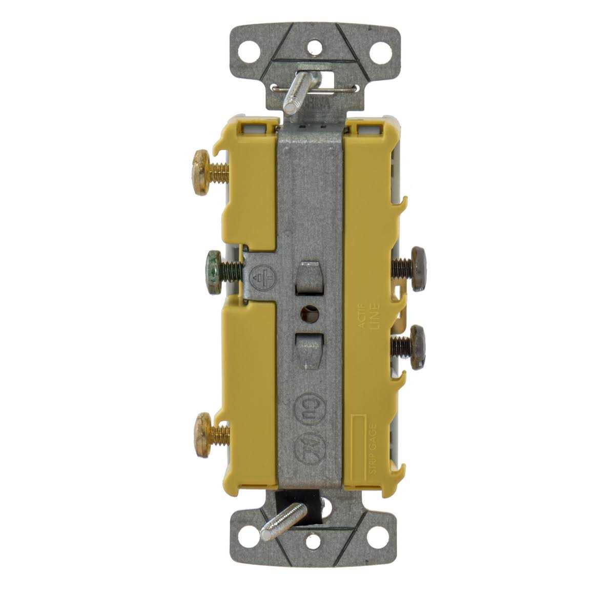 Hubbell RC101W Combination Toggle Switch - Image 2