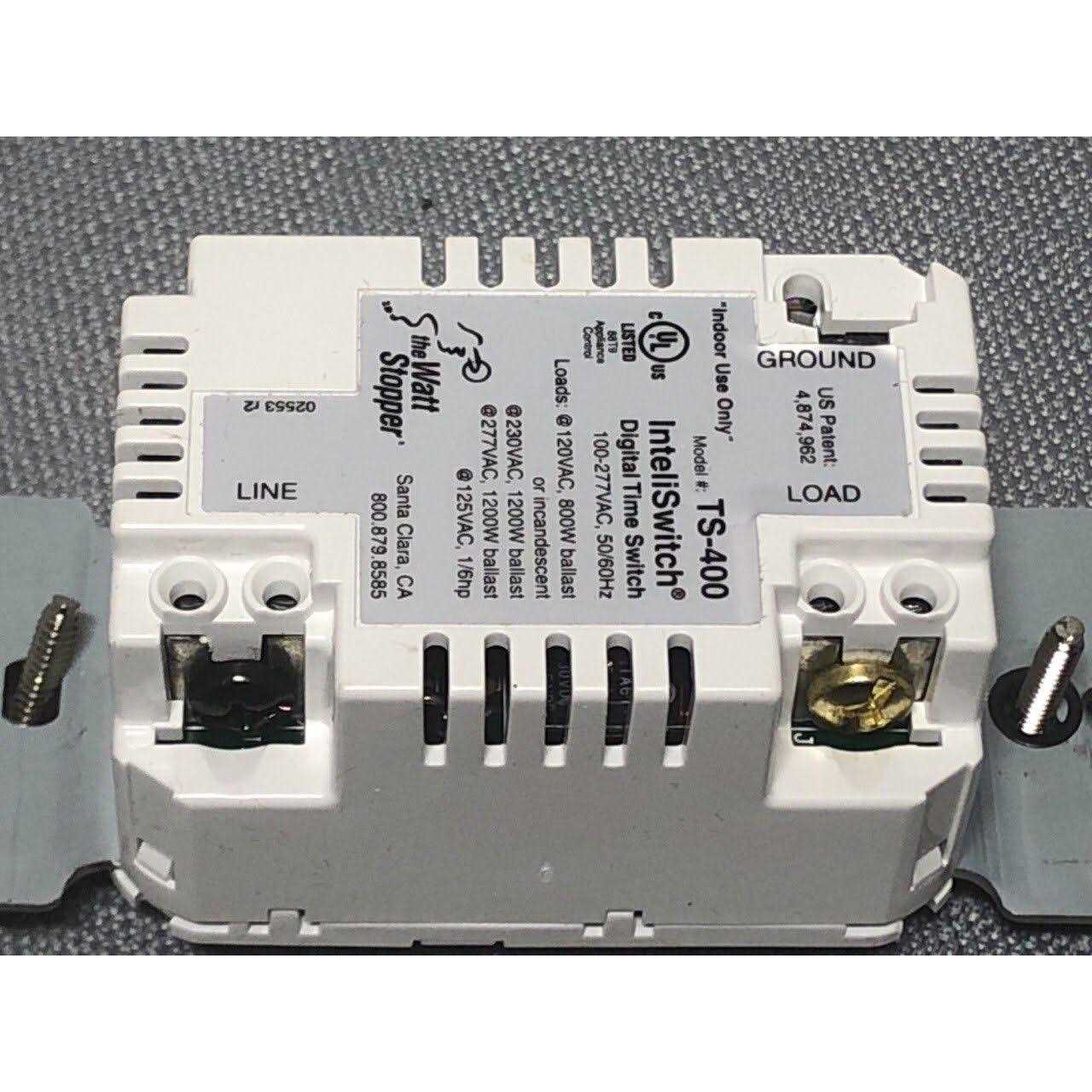Wattstopper TS-400 Digital Time Switch TS-400-W - Image 5