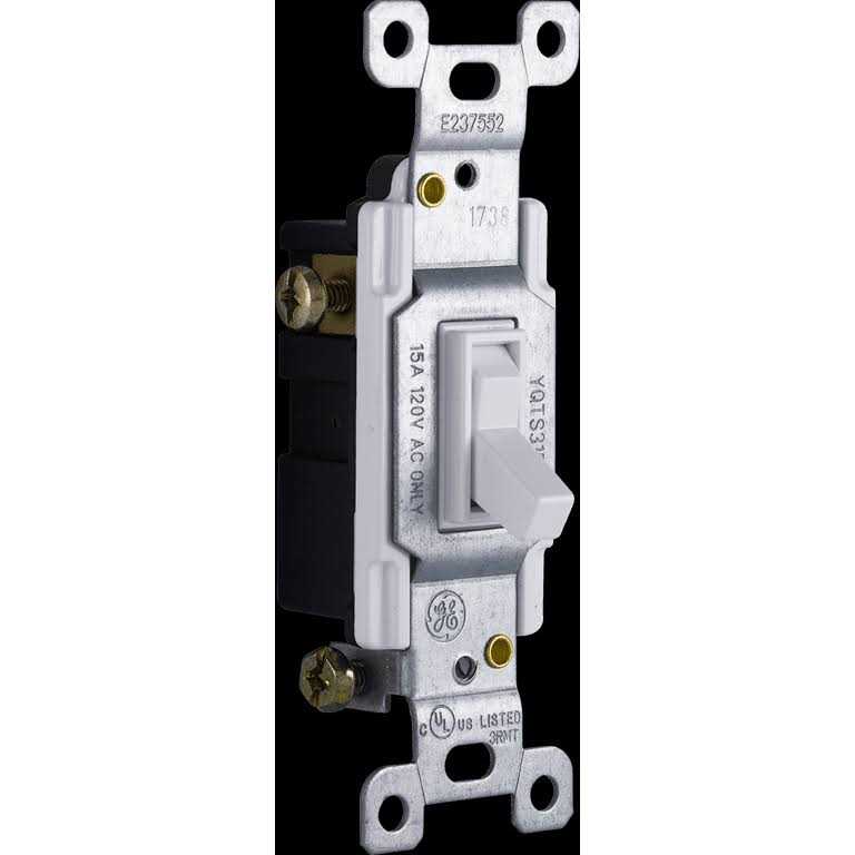 GE Heavy-Duty Grounding 3-Way Toggle Light Switch - Image 3