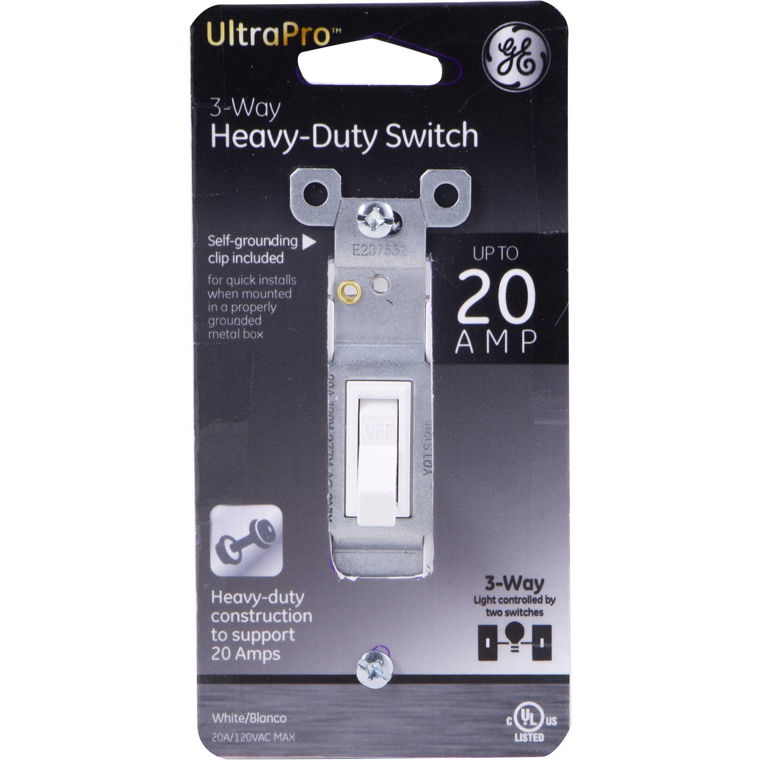 GE Heavy-Duty Grounding 3-Way Toggle Light Switch - Image 4