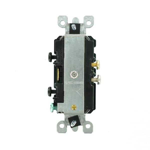 Leviton 5335-I Combination Toggle Switch / Duplex Receptacle - Image 5