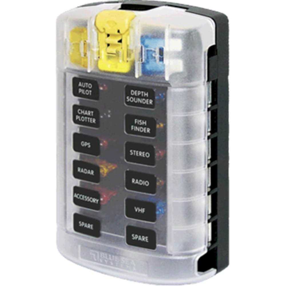 Blue Sea 5029 ST Blade Fuse Block w-Cover - Image 5