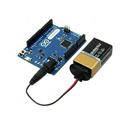 5pack 9v Battery Clip with 2.1mm X 5.5mm Male DC Plug for Arduino by Corpco - Image 3