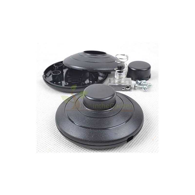 Pranovo 2 Pcs Black Foot Pedal Push Switch Inline Lamp Light On-off Control Footswitch - Image 3