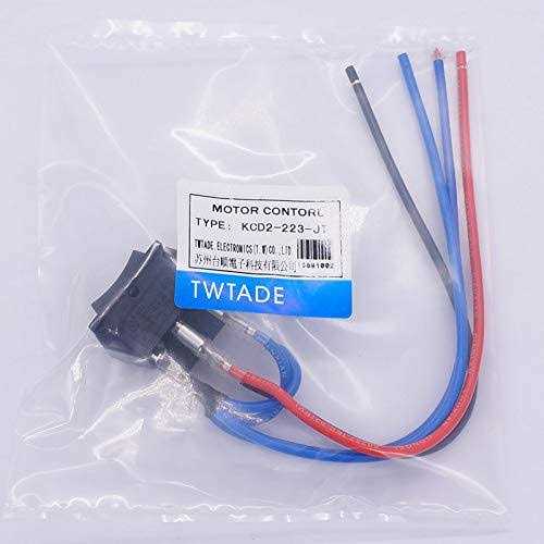 TWTADE Momentary Polarity Reverse Switch DC 12V 10A Motor Control 6 Pin 3 Position-Off - Image 5