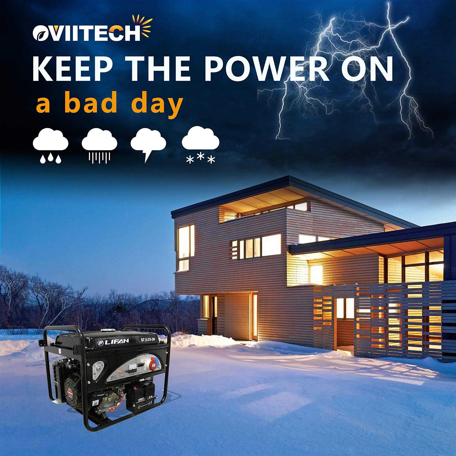 3 Prong RV Generator Adapter Cord,Nema L5-30P to Tt-30R,30 Amp 125V - Image 4