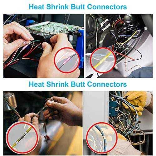 350PCS Solder Seal Wire Connectors Heat Shrink Wire Connectors Waterproof Insulated Electrical Terminals Kit Insulated Automotive Marine Electrical - Image 5