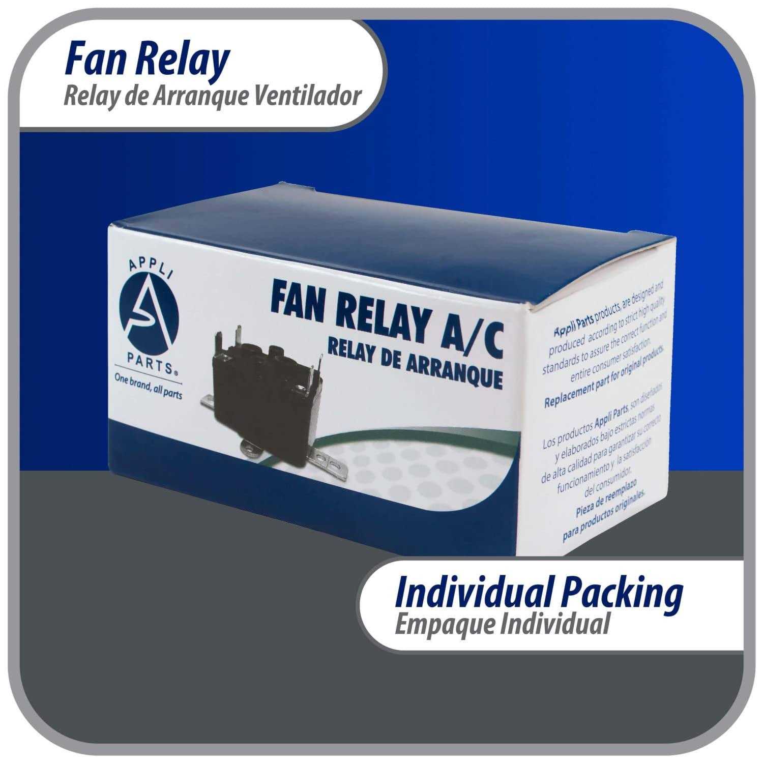 Appli Parts Heavy Duty Switching Fan Relay 90-380 24 Volt Coil - Image 5