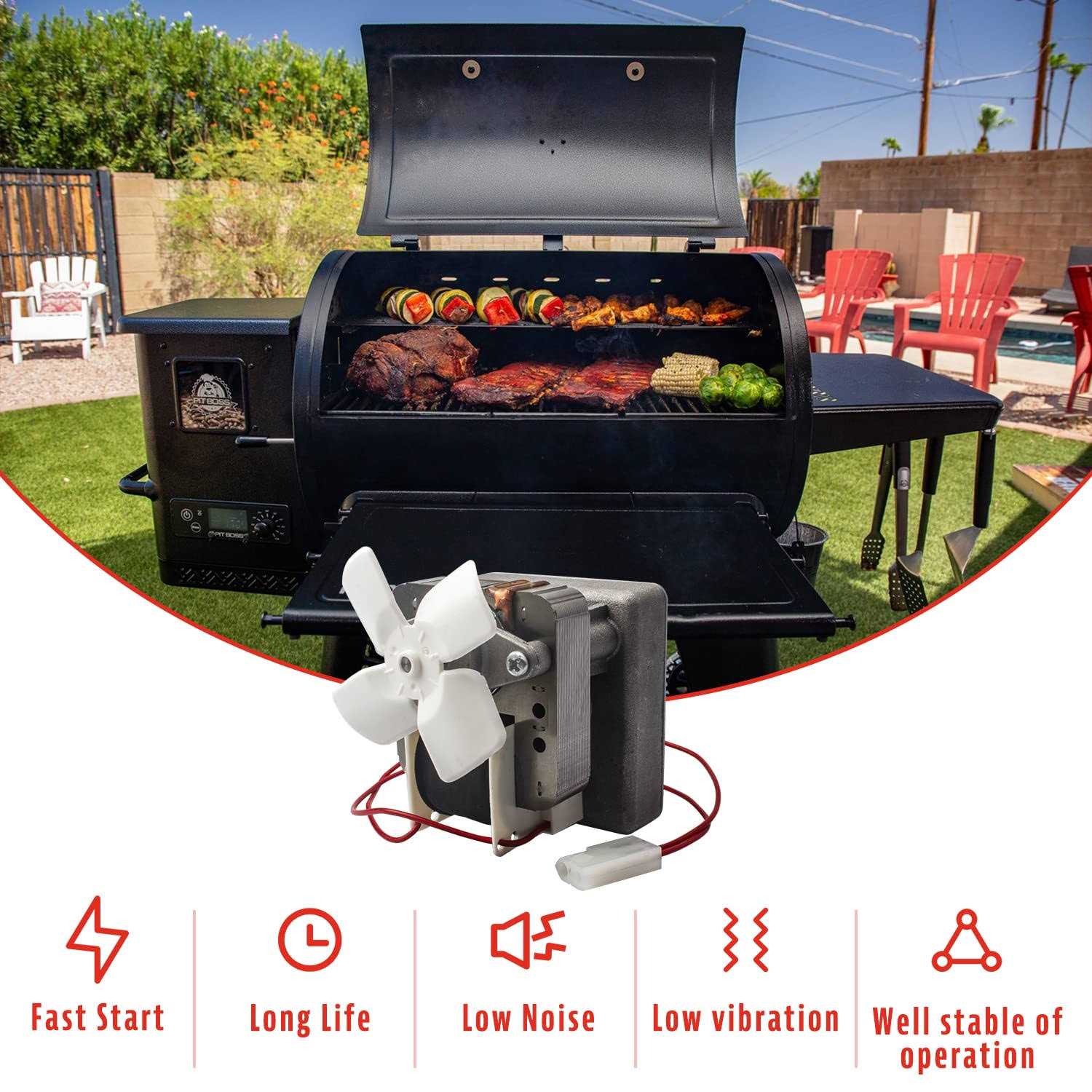 Upgraded 2.0RPM Auger Motor Replacement Parts for Traeger Pellet Grills & Pit Boss Pellet Grills & Camp Chef Smoker & Z Grills Pellet Smokers - Image 3