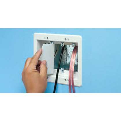 Arlington TVBS507 3-Gang Recessed Steel TV Box - Image 3