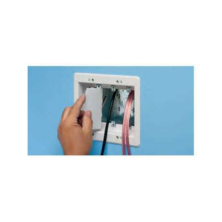 Arlington TVBS507 3-Gang Recessed Steel TV Box - Image 4