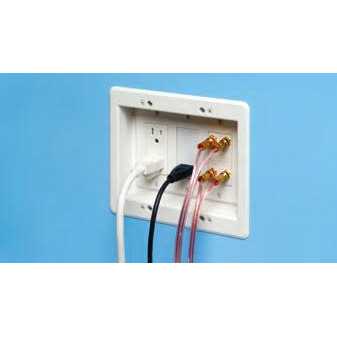 Arlington TVBS507 3-Gang Recessed Steel TV Box - Image 5