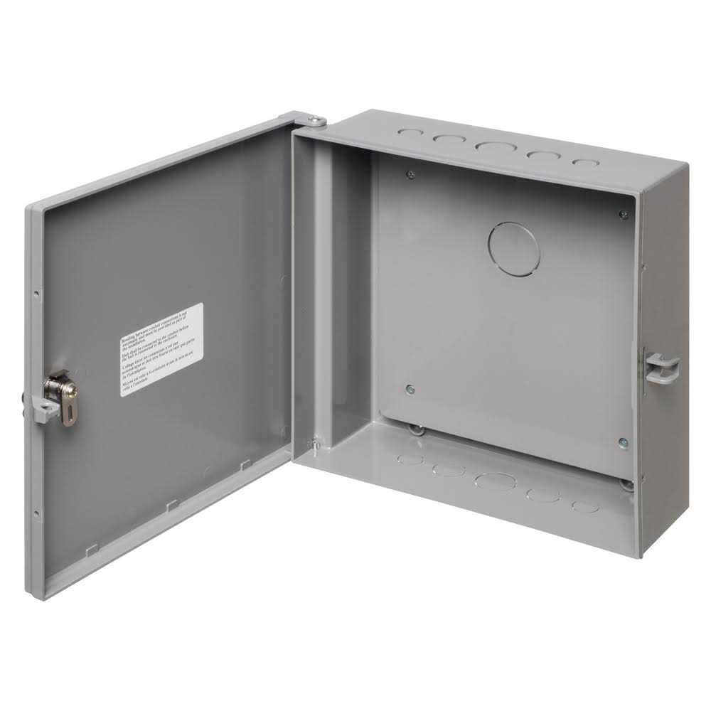 Arlington EB1212-1 Electronic Equipment Enclosure Box, 12 x 12 x 4, Non-Metallic, 1-Pack - Image 3