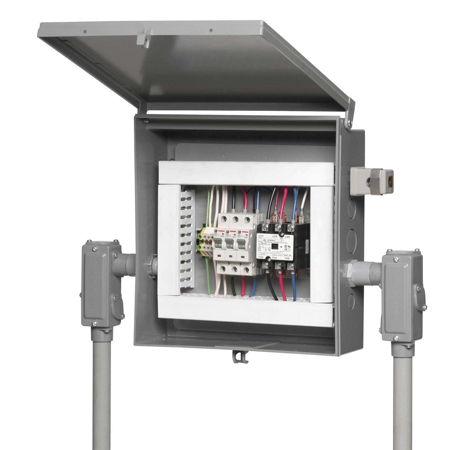 Arlington EB1212-1 Electronic Equipment Enclosure Box, 12 x 12 x 4, Non-Metallic, 1-Pack - Image 4