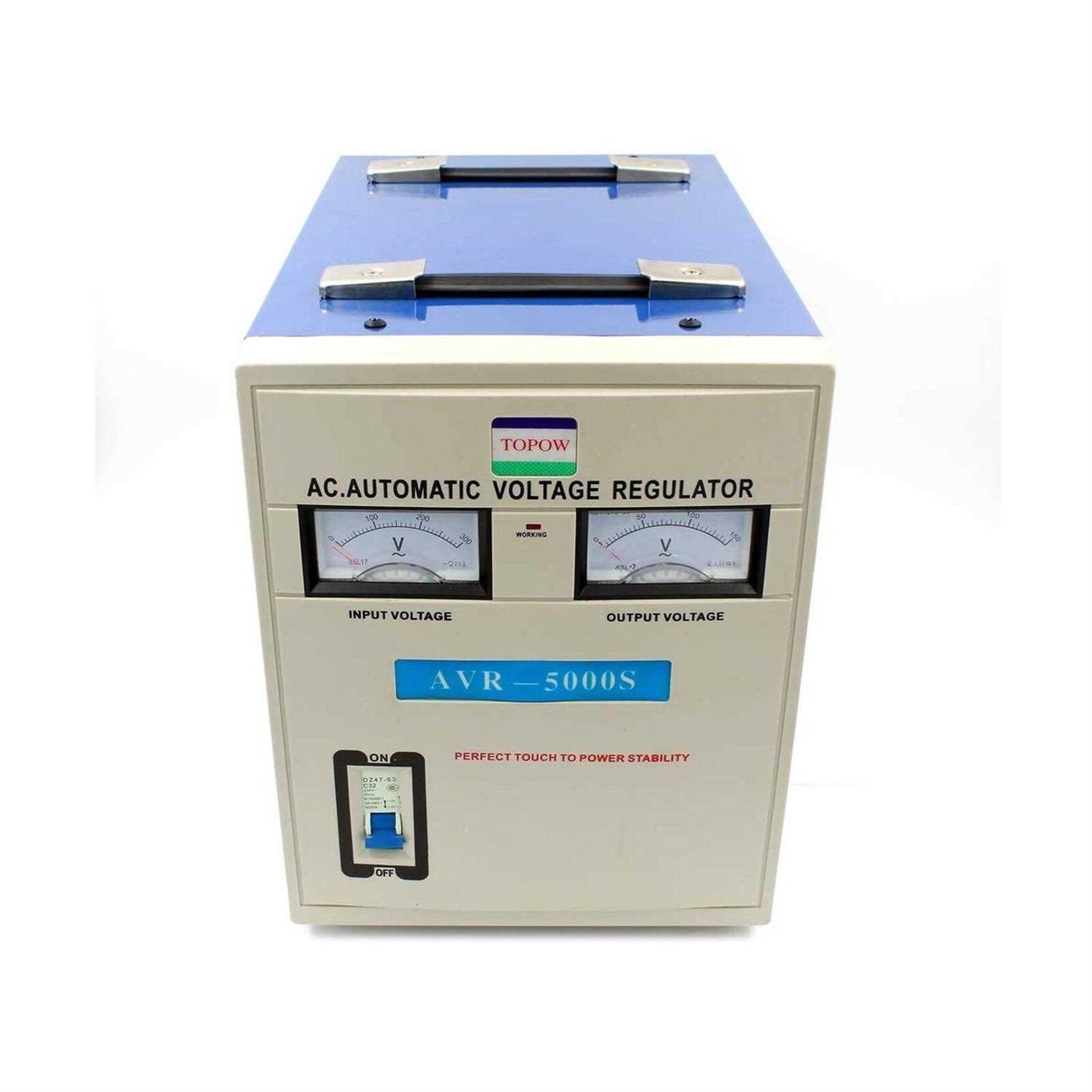 TOPOW 5000 Watt Voltage Step Down Transformer Regulator And Stabilizer Heavy Duty - Image 4