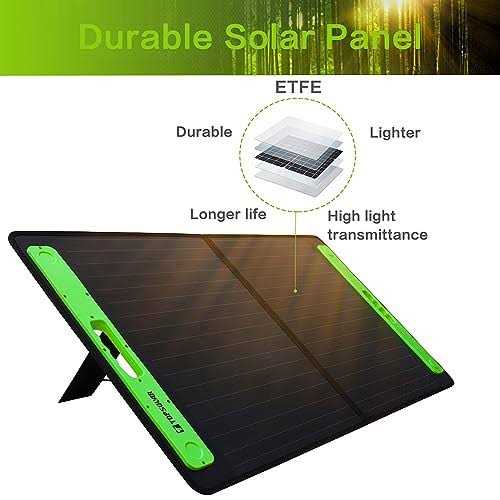 Topsolar Solarfairy 100w Portable Foldable Solar Panel Charger Kit 18v - Image 5