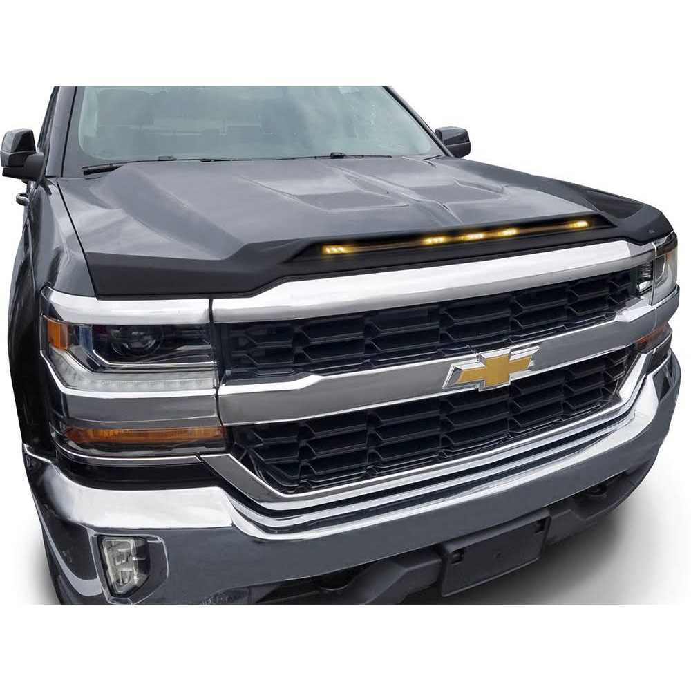 AVS Silverado Aeroskin LightShield Hood Protector 753062 - Image 4
