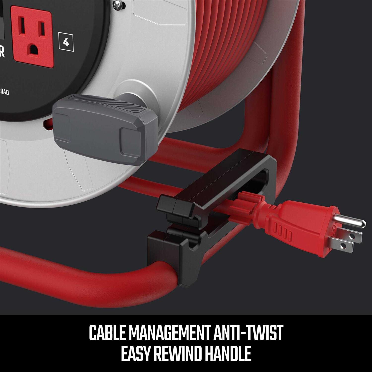 Craftsman Contractor Grade Retractable Extension Cord 100 Ft - Image 3