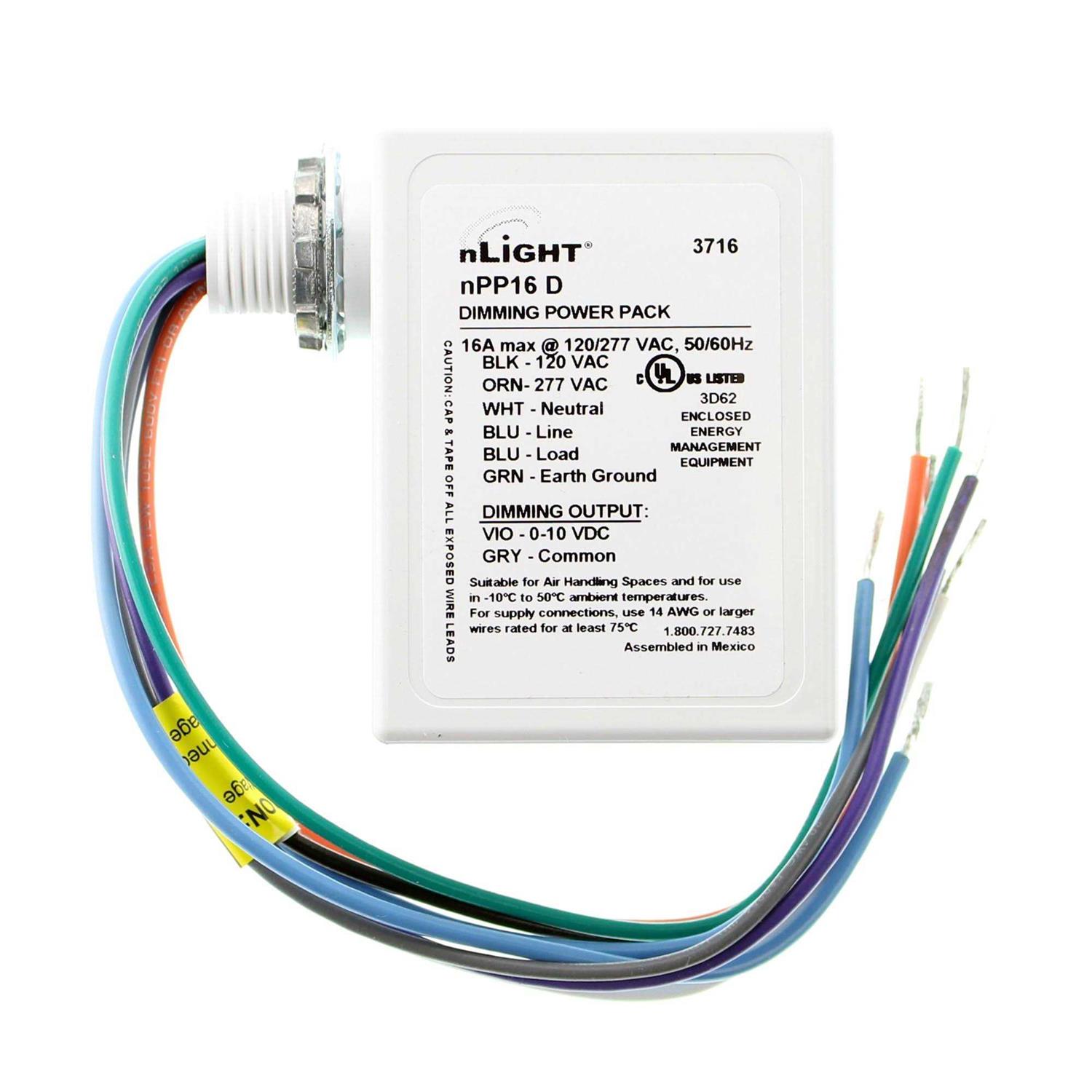 Sensor Switch Npp16-d nLight Dimming Power Pack NPP16 D - Image 2