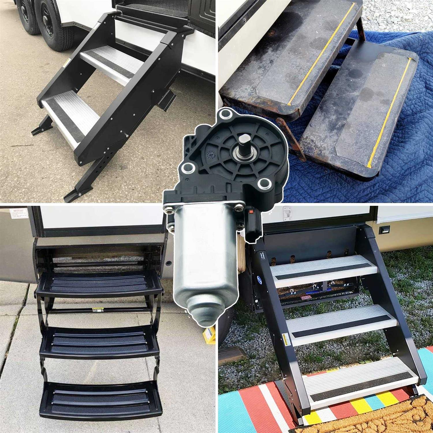 676061 RV Stair Entry Step Motor Compatible with Kwikee Step Motor and Lippert Motor Components - Image 4