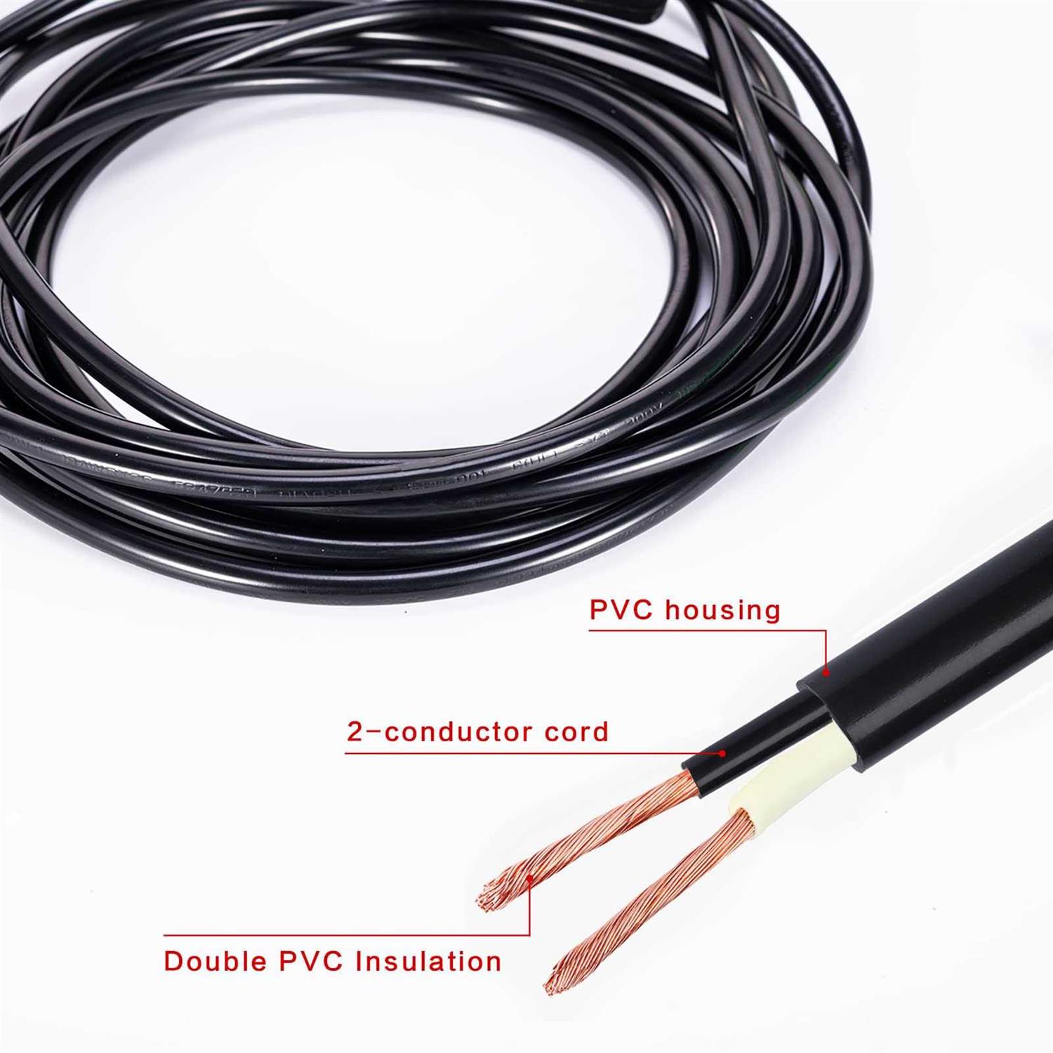 AryaLight 15 ft Hanging Lantern Cord Off Switch E26 E27 Socket Plug-in Pendant Light - Image 3