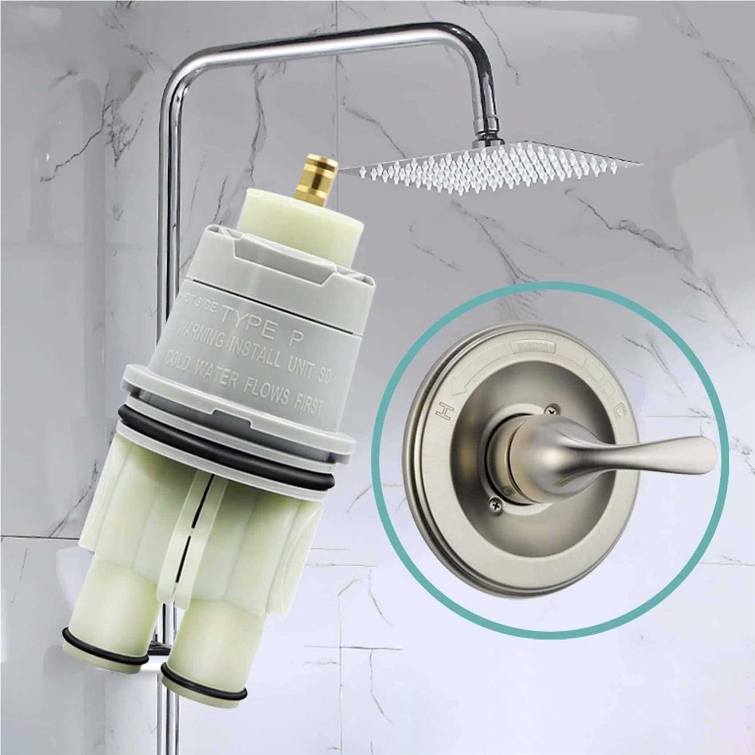 Wairool RP46074 Shower Valve Cartridge Assembly Compatible For Delta Shower and Tub 13/14 Series Faucet - Image 4