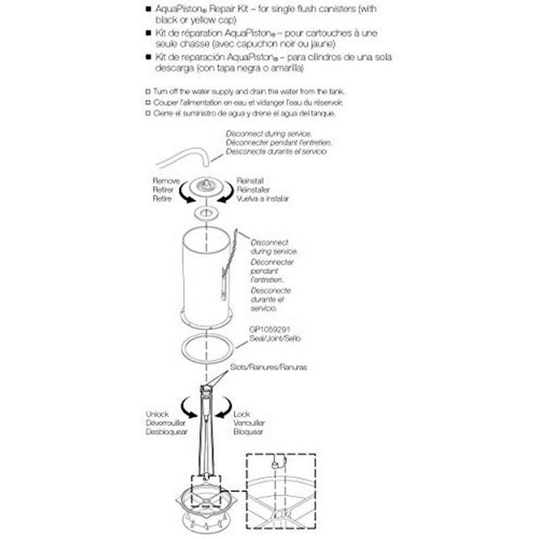 Kohler Canister Repair Kit GP1229656 - Image 2