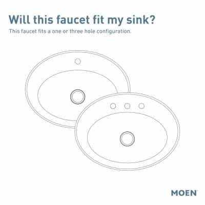 Moen Genta Single Hole Single-Handle Bathroom Faucet - Image 3