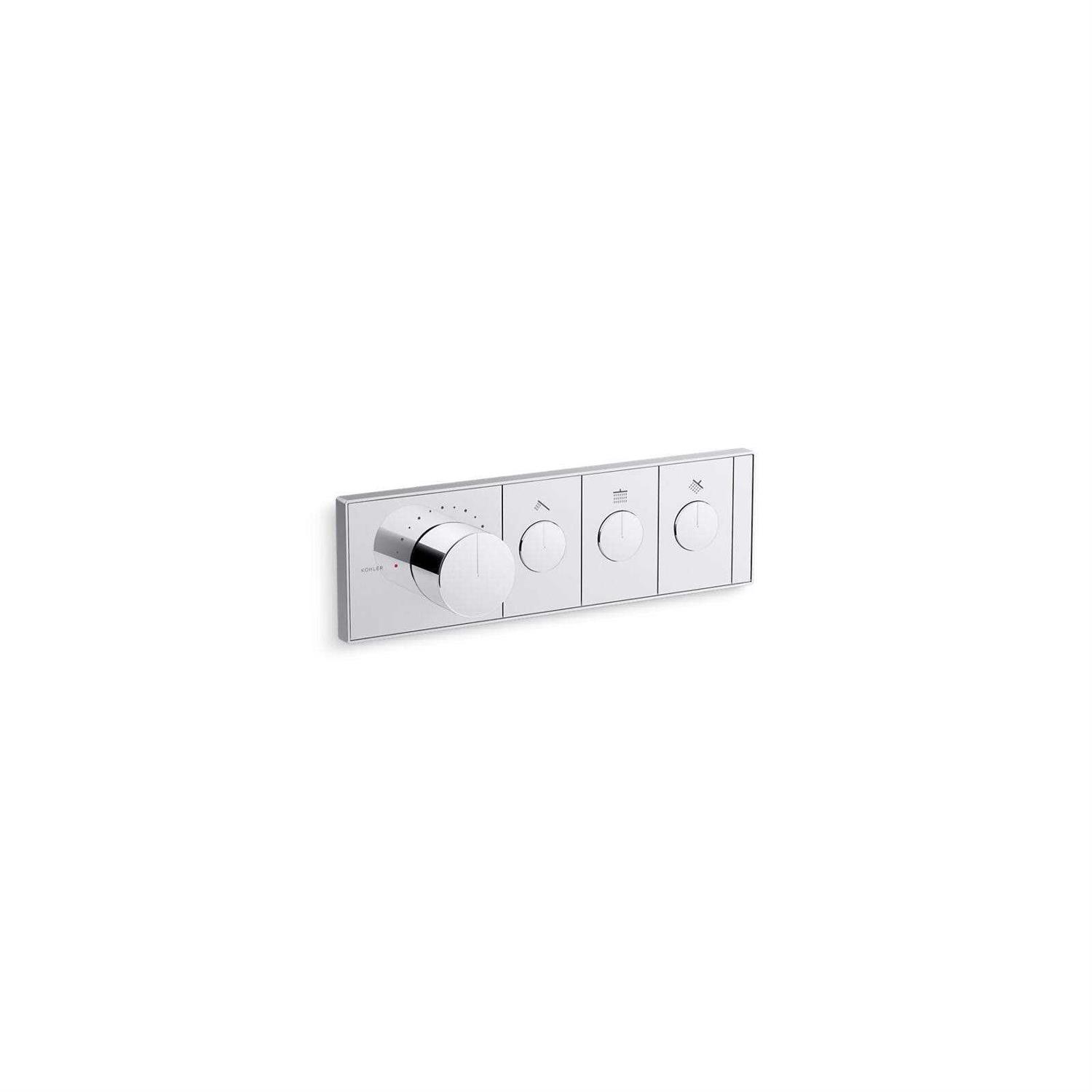 Kohler Anthem 3-outlet Thermostatic Valve Control Panel