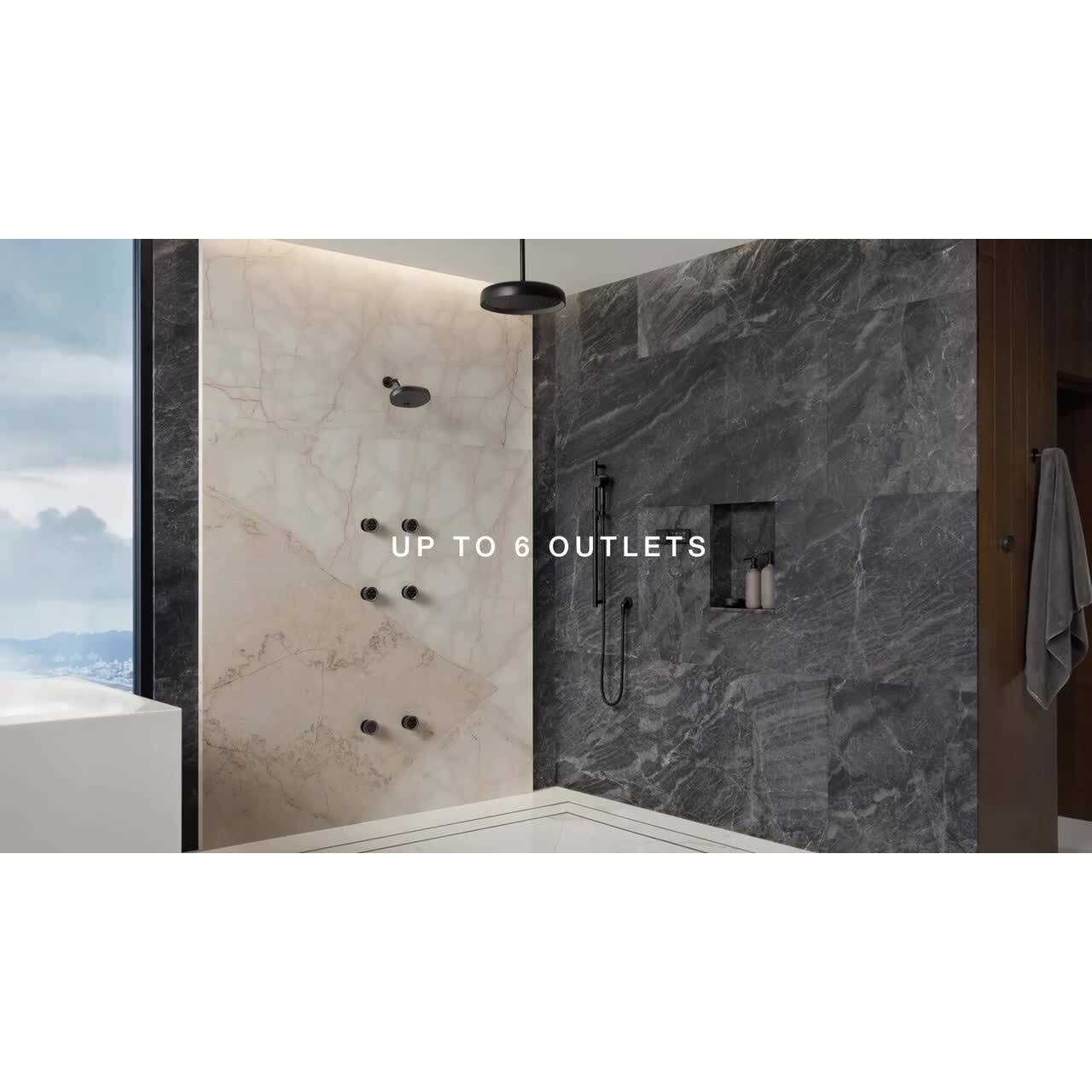 Kohler Anthem 3-outlet Thermostatic Valve Control Panel - Image 3