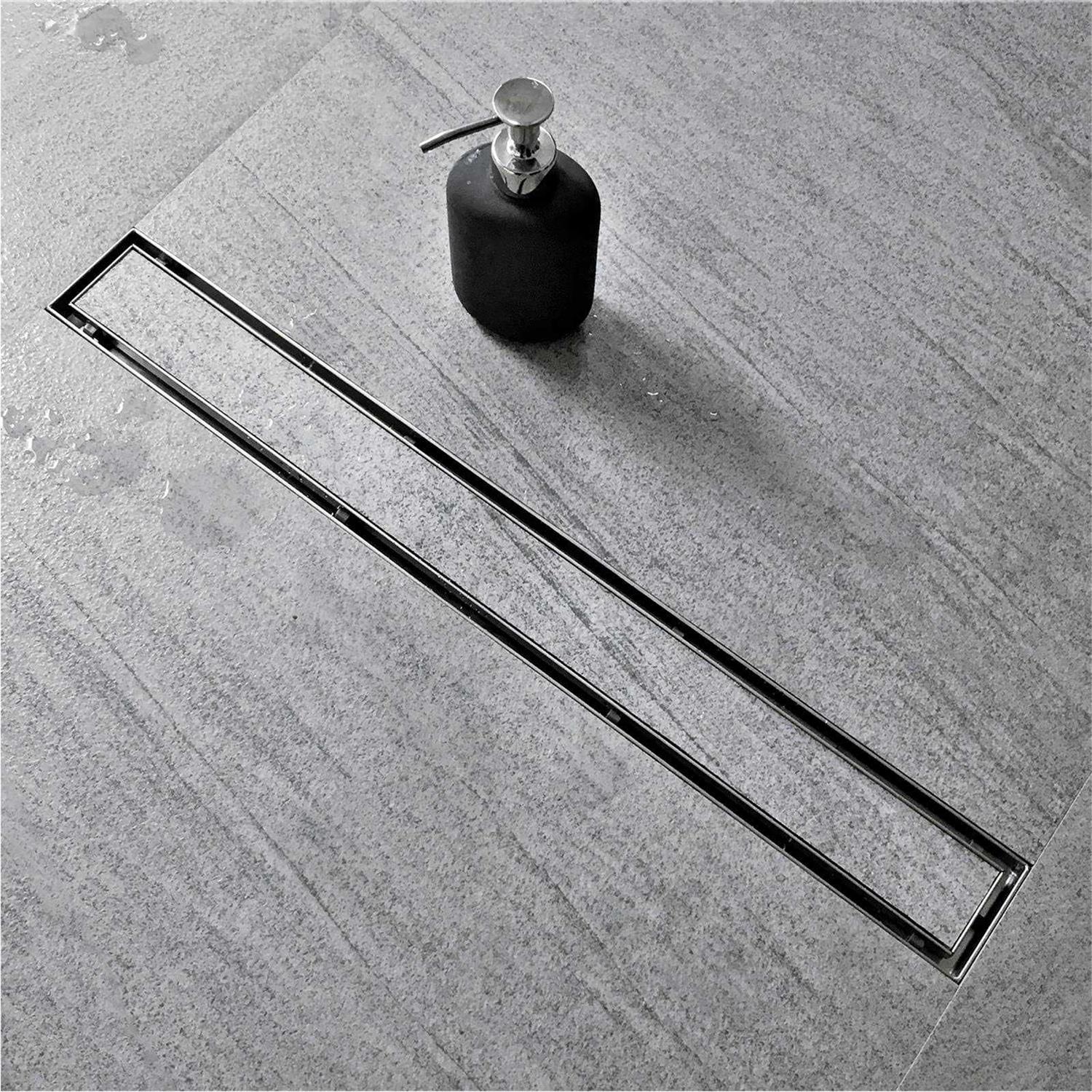 Neodrain Linear Shower Drain with Tile Insert Grate - Image 2