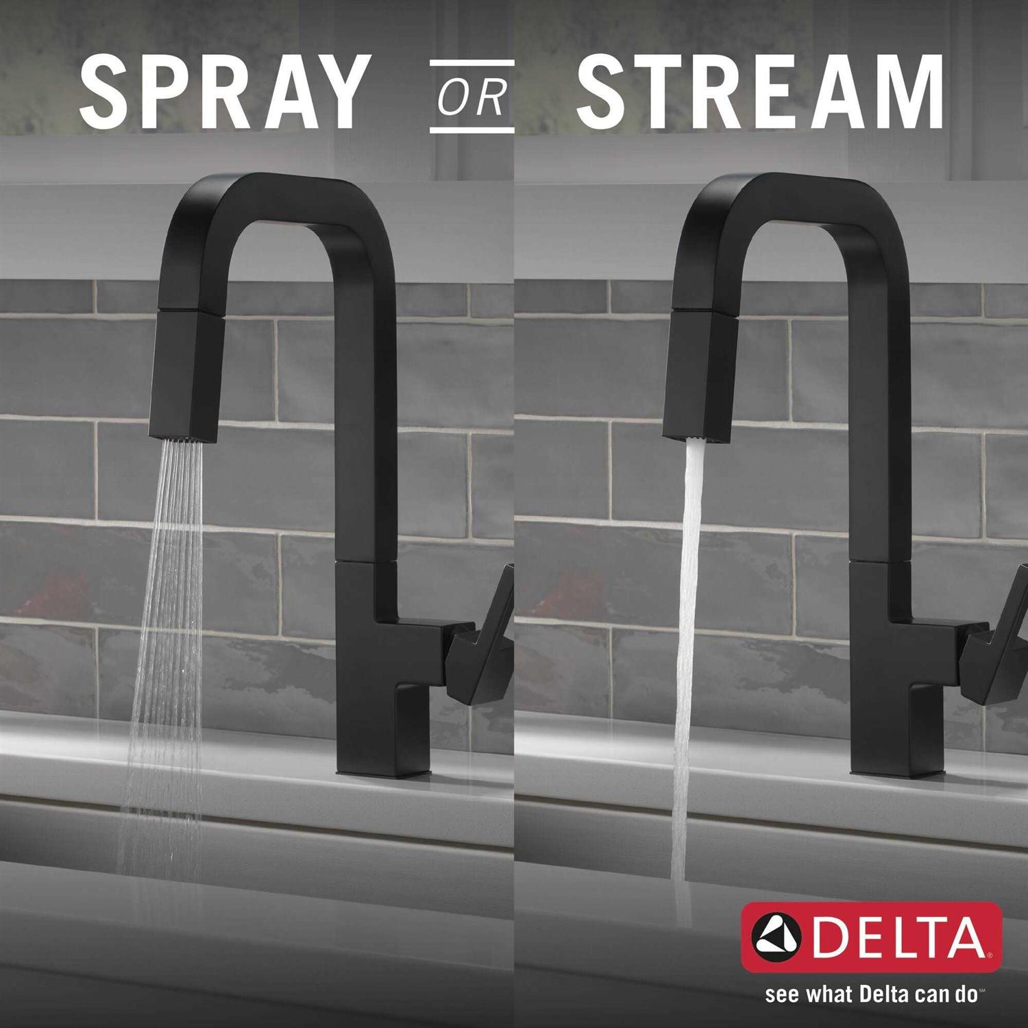 Delta Junction Single-Handle Pull-Down Sprayer Kitchen Faucet - Image 2