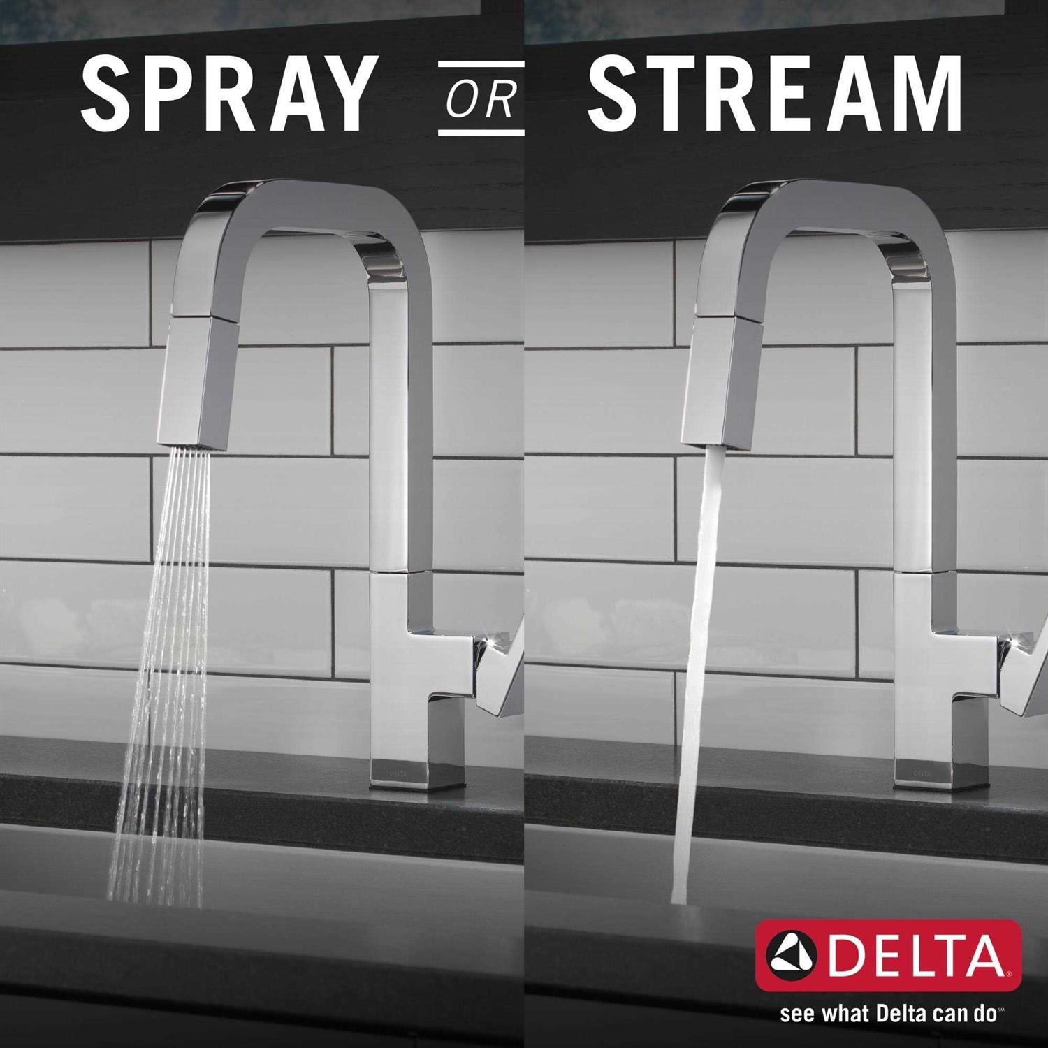 Delta Junction Single-Handle Pull-Down Sprayer Kitchen Faucet - Image 4