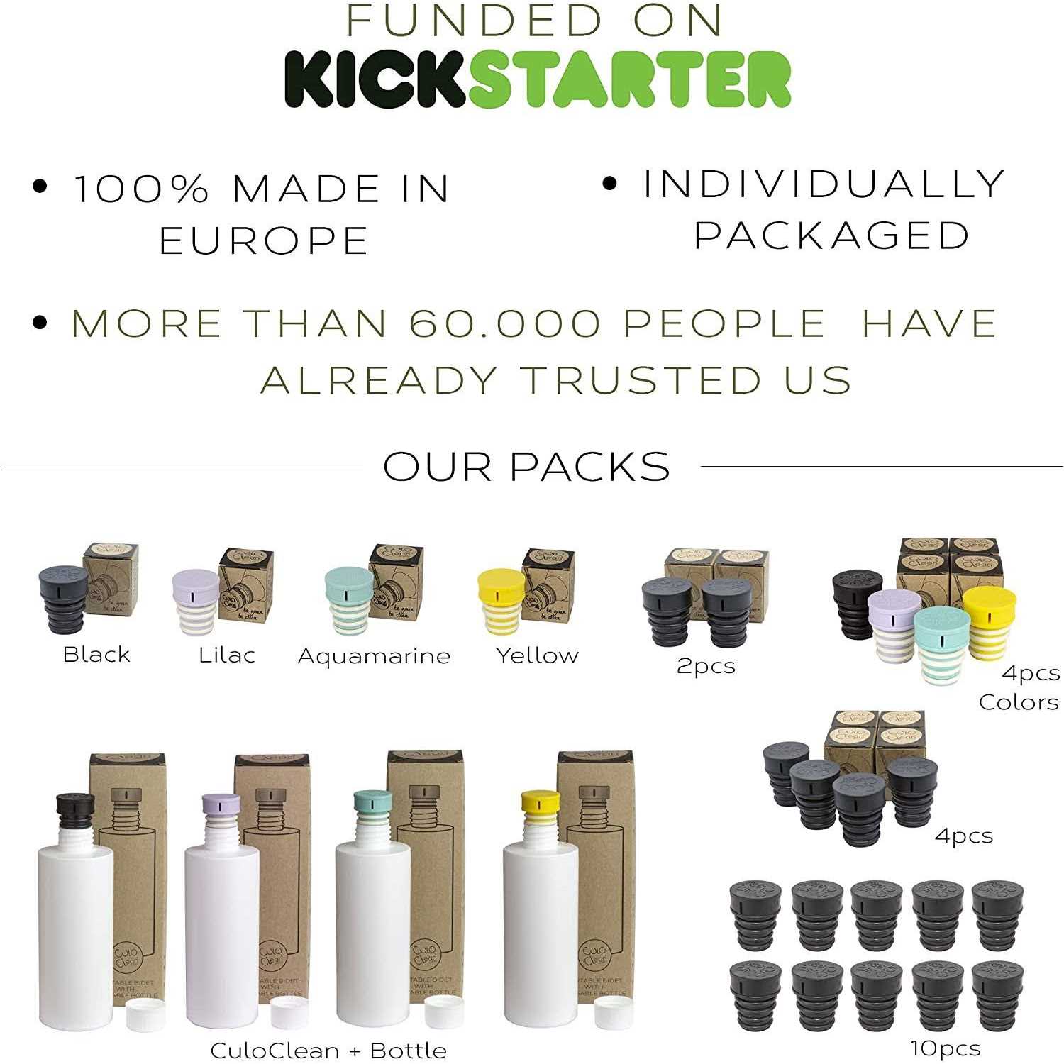 CuloClean Portable Bidet for Toilet or Travel. Compatible with Every Bottle. Discreet - Image 3