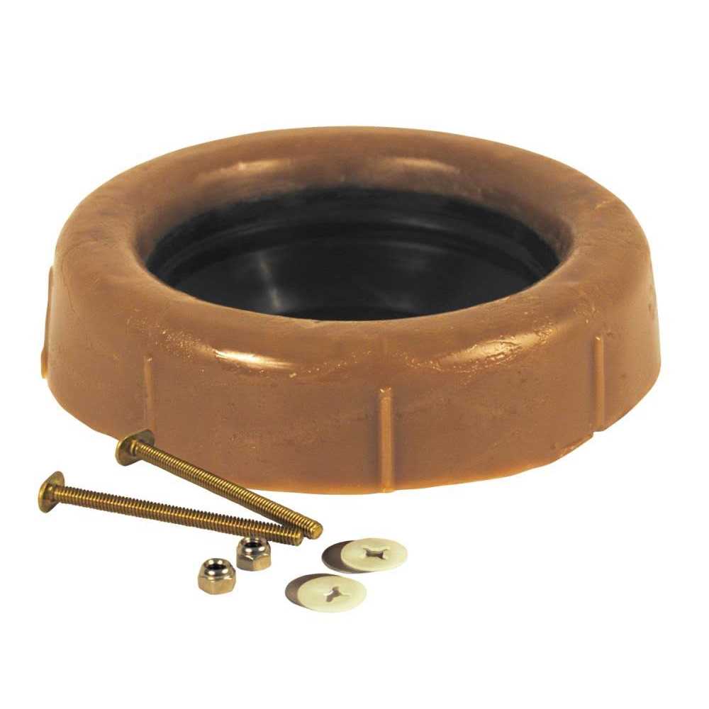 Oatey Johni-Ring 3-in Brown Wax Jumbo Toilet Wax Ring with Bolts