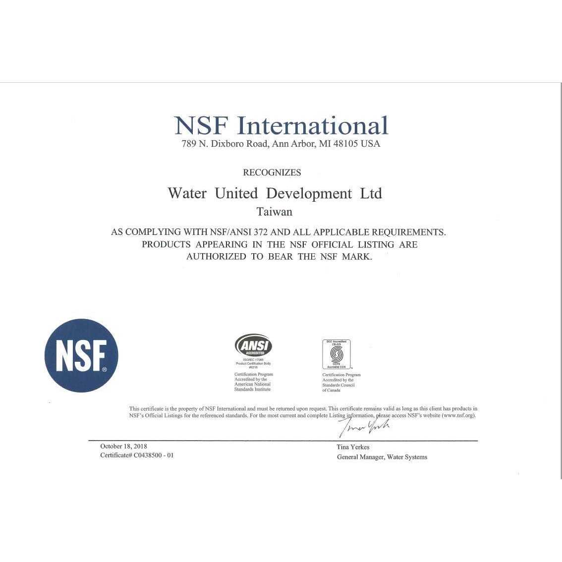 Water Filter Tec NSF Certification Lead-Free Water Filtration Reverse Osmosis Faucet Advanced RO Tap for Drinking - Image 5