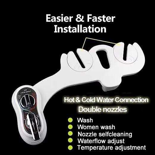 Apure Bidet A121 Hot and Cold Water Bidet Attachment for Toilet - Image 3