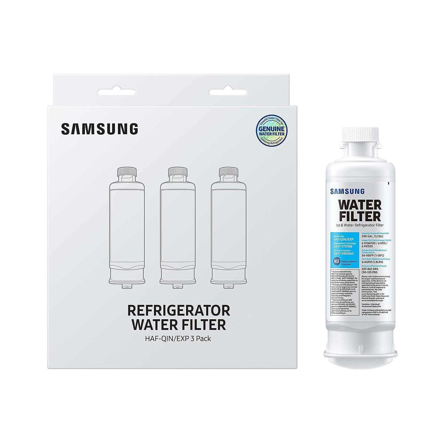 Samsung 3 Pack Refrigerator Water Filter HAF-QIN-3P - Image 3