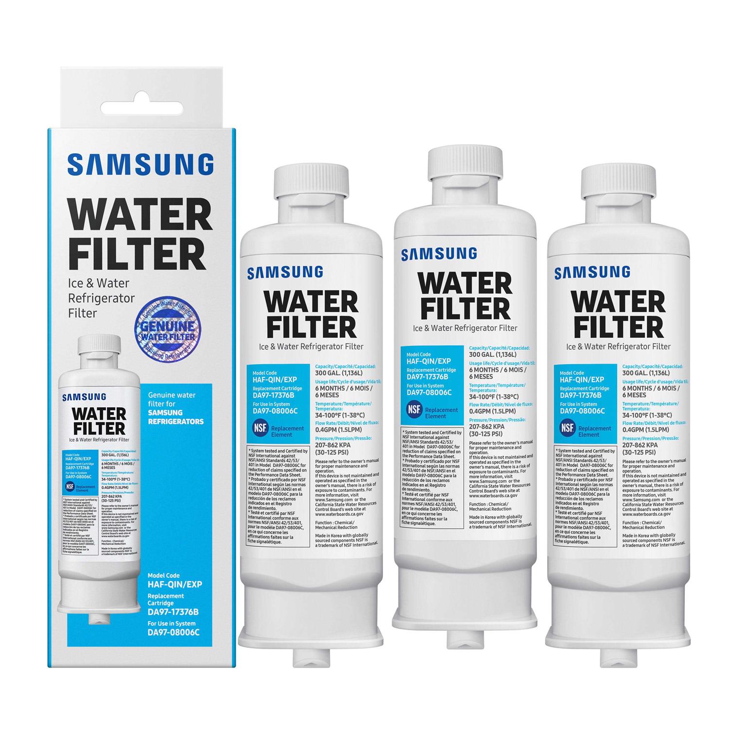 Samsung 3 Pack Refrigerator Water Filter HAF-QIN-3P - Image 4