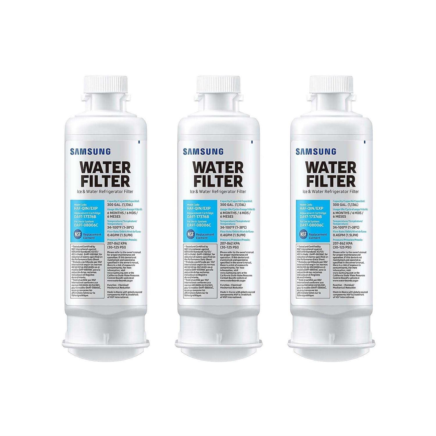 Samsung 3 Pack Refrigerator Water Filter HAF-QIN-3P - Image 5