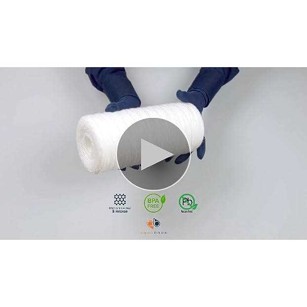 Aquaboon 5 Micron 10 inch String Wound Sediment Water Filter Cartridge - Image 4