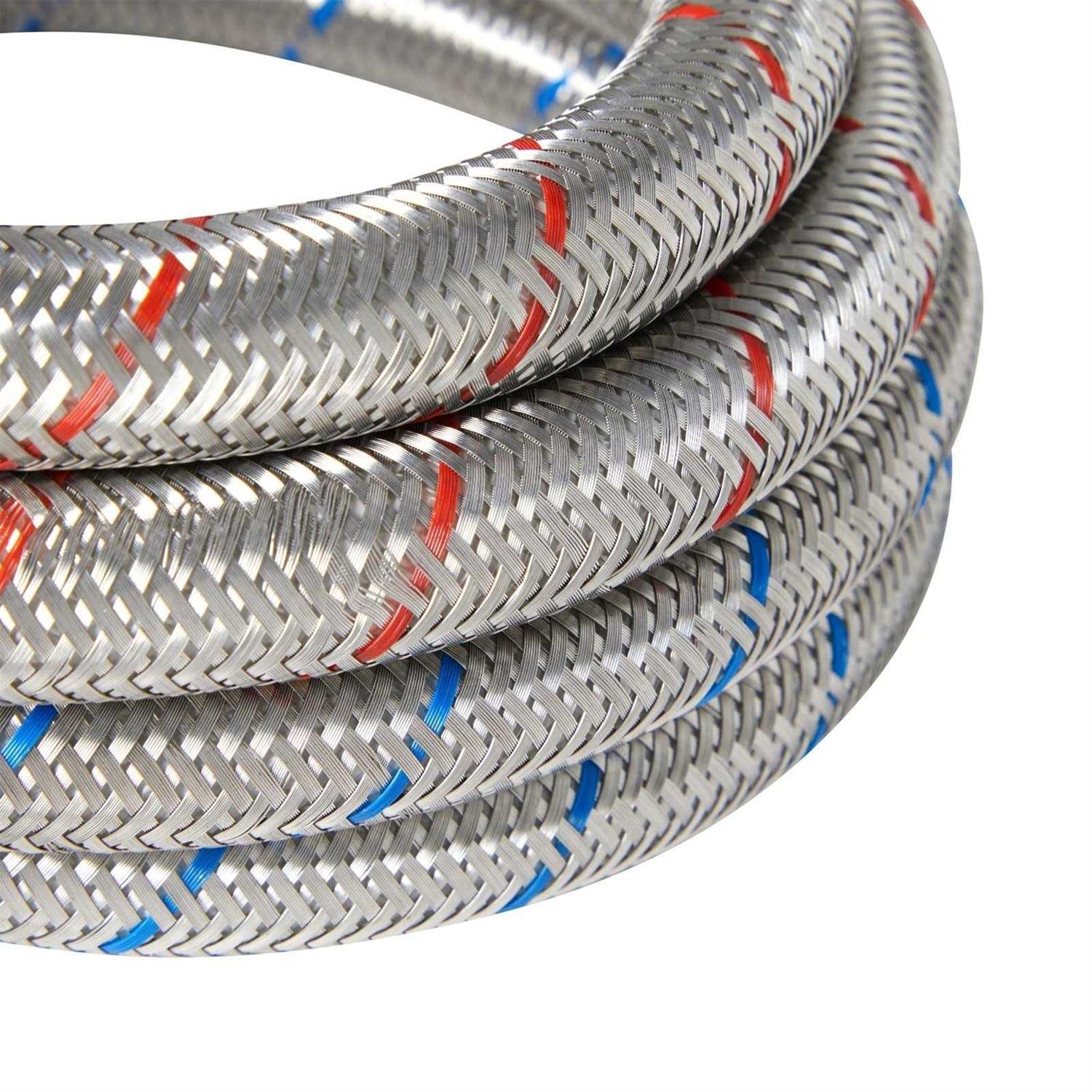 2 Pack Universal Washing Machine Hoses with 90 Degree Elbow Connection, Stainless Steel Rust and Burst Protection - Image 4