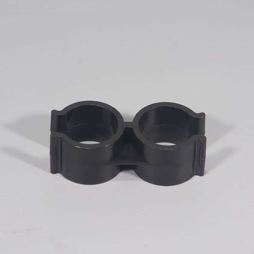 SCRTB Double Pipe Clamp 10 Pcs Pipe Clamp Connection,Shelf Pole Connector,Double Port Pipe Clamps,Warehouse Supermarket Shelf Link Clip Fastener - Image 4