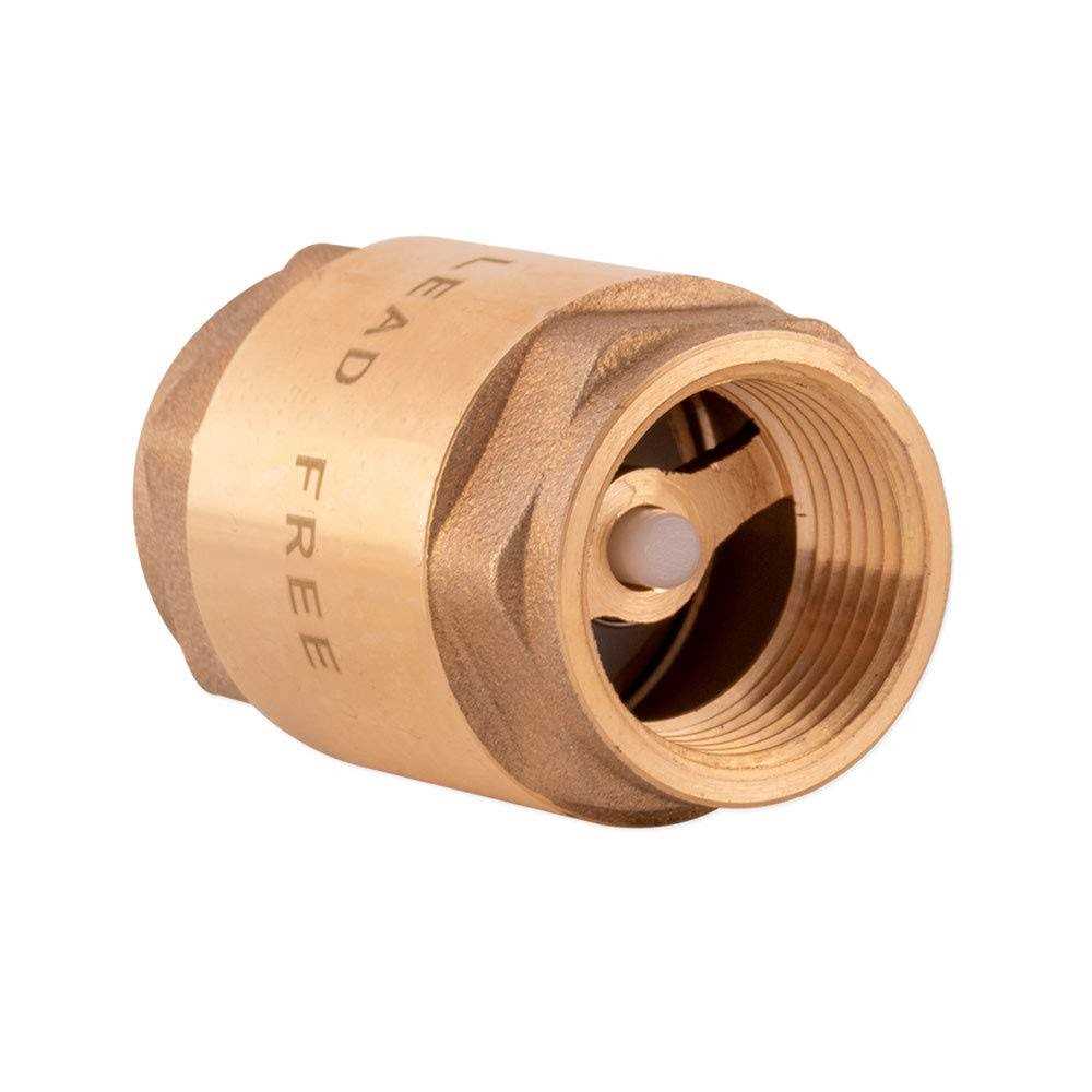 Ez-flo 3/4 In. Brass In-Line Check Valve 20403lf - Image 2