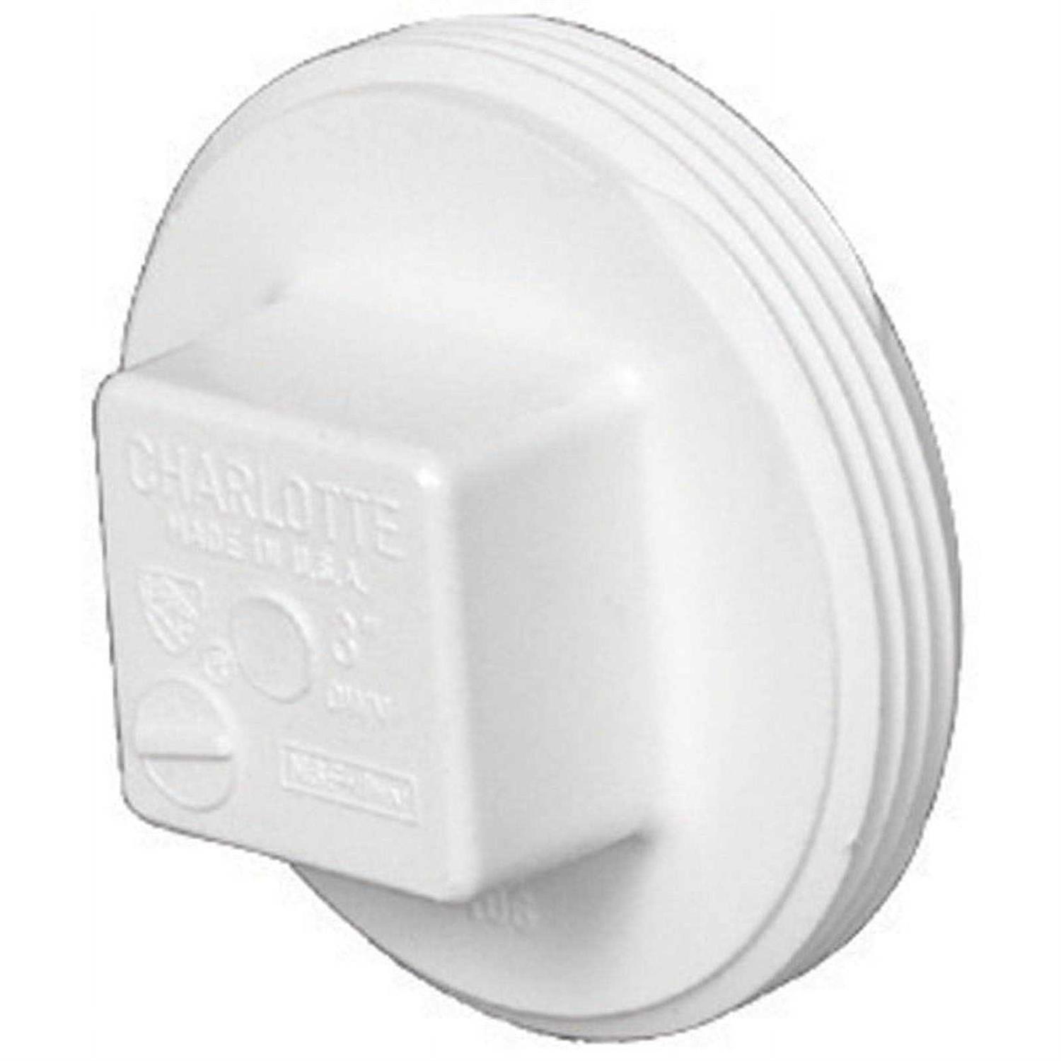Charlotte Pipe 6-in PVC DWV Cleanout Plug