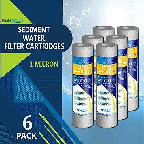 Sediment Water Filter Cartridge by Ronaqua 10x 2.5 Four Layers of Filtration - Image 4